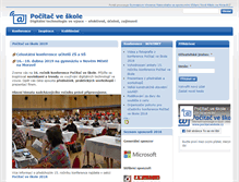 Tablet Screenshot of pocitacveskole.cz